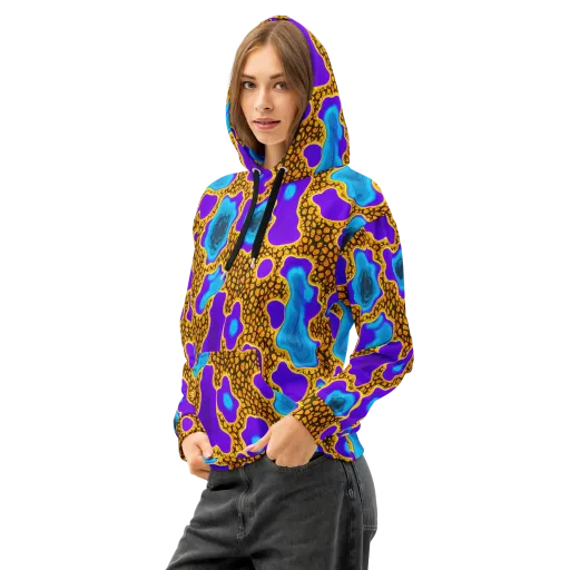 Voltage Vein on a Cotton Hoodie