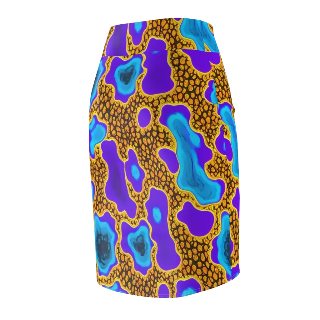 Voltage Vein on Pencil Skirt — Back Side
