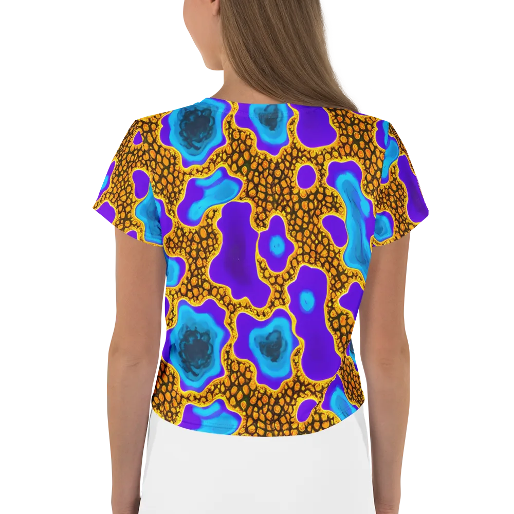 Voltage Vein on Crop Tee — Back