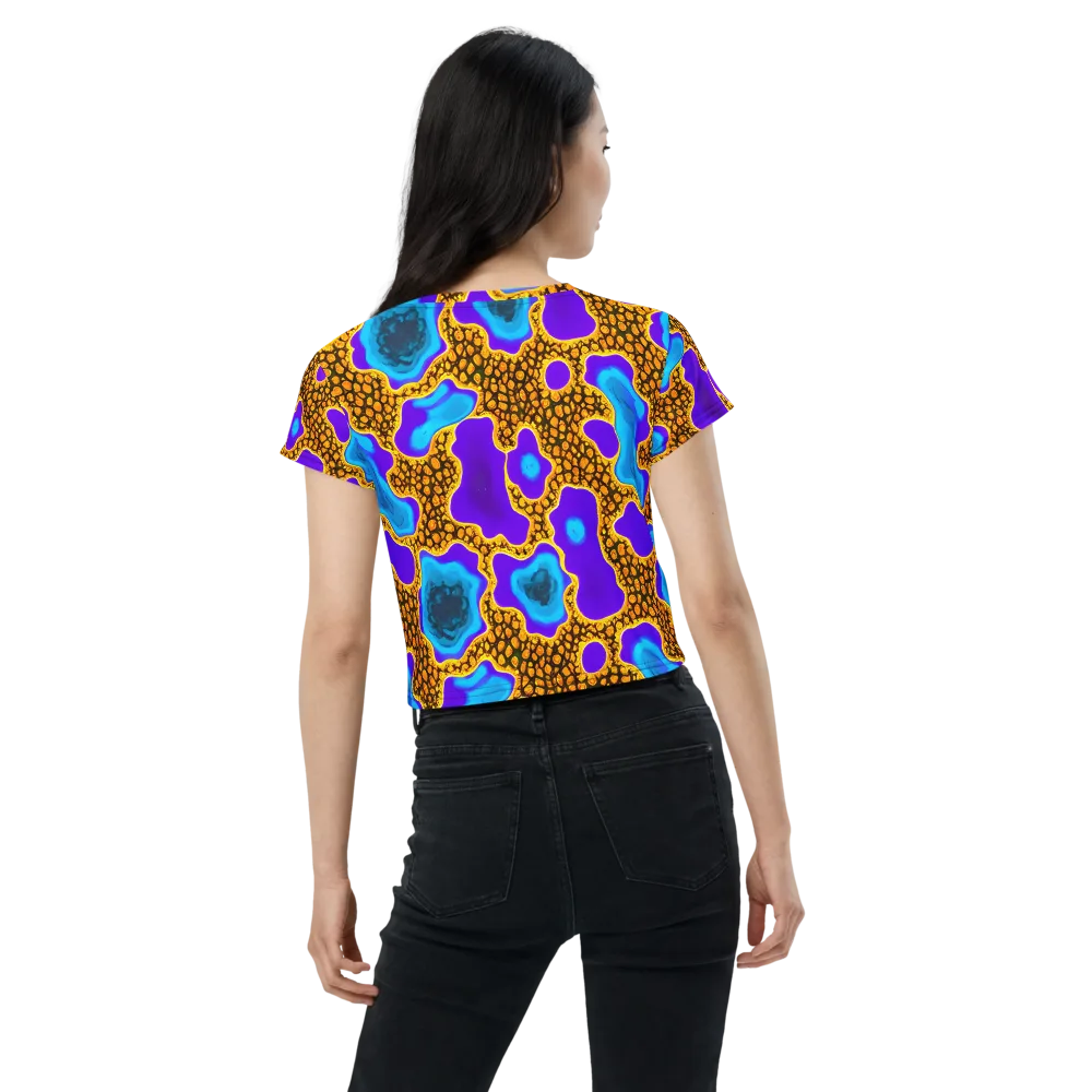 Voltage Vein on Crop Tee — Back