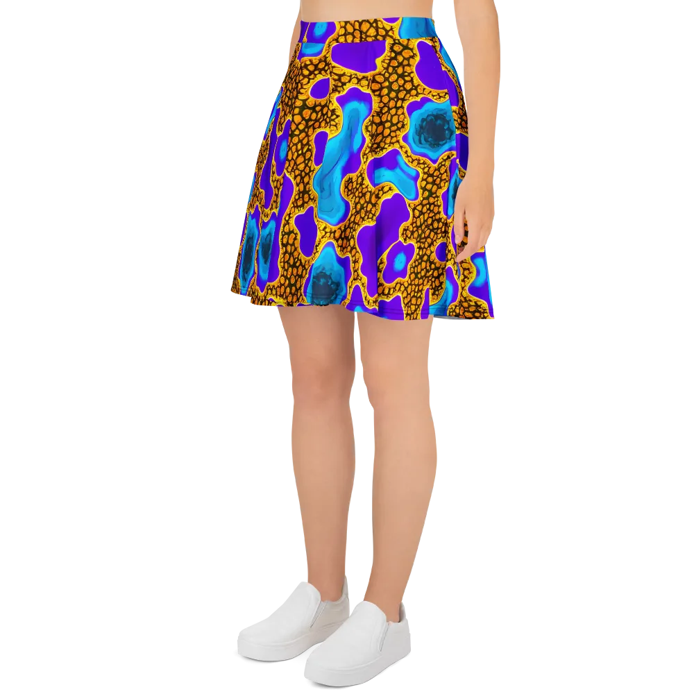 Voltage Vein on Skater Skirt — Left