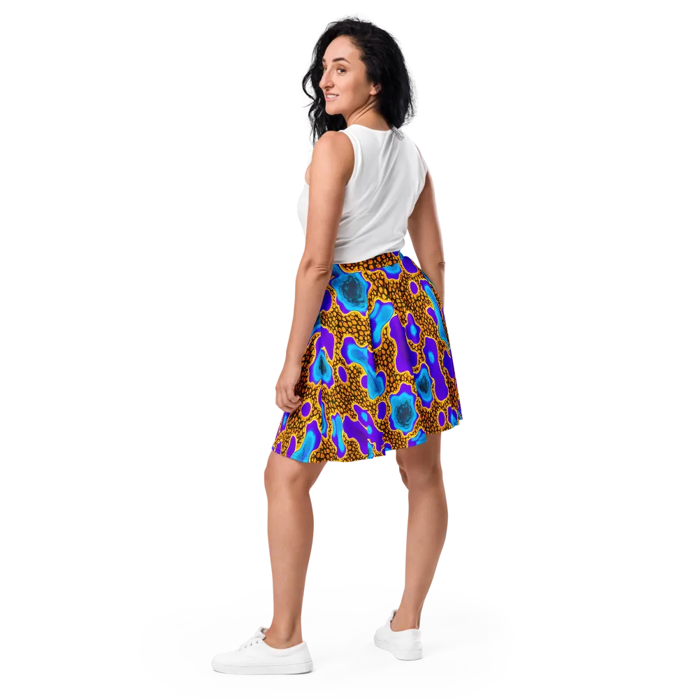 Voltage Vein on Skater Skirt — Back