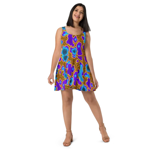 Voltage Vein on a Skater Dress