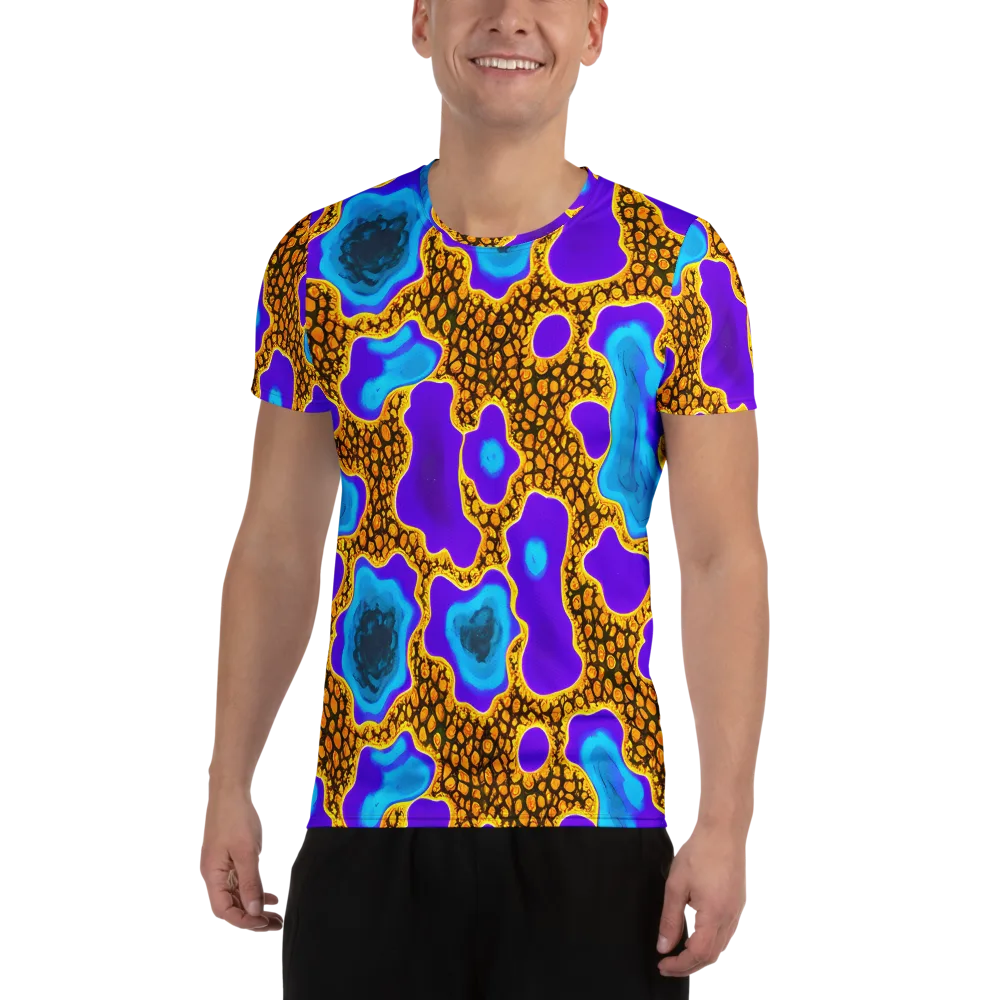 Voltage Vein on Men's Athletic T-Shirt — Front