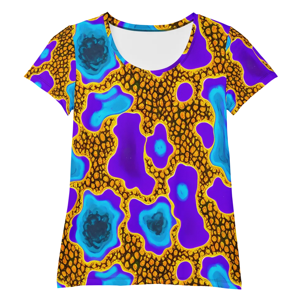 Voltage Vein on Women's Athletic T-Shirt — Front