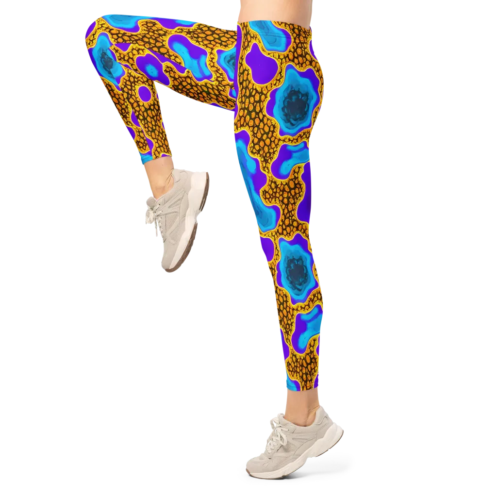 Voltage Vein on Leggings — Left