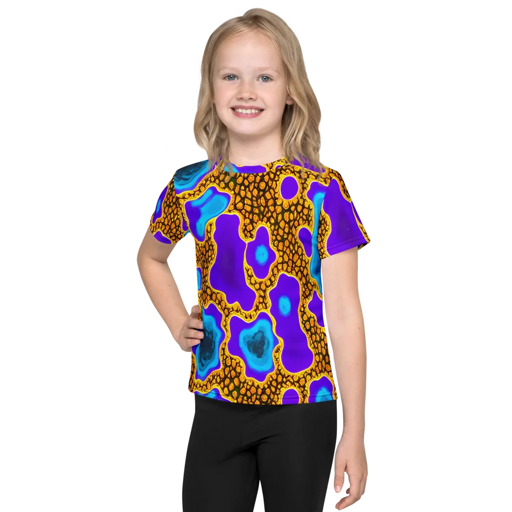Voltage Vein on Kids Crew Neck T-Shirt — Front