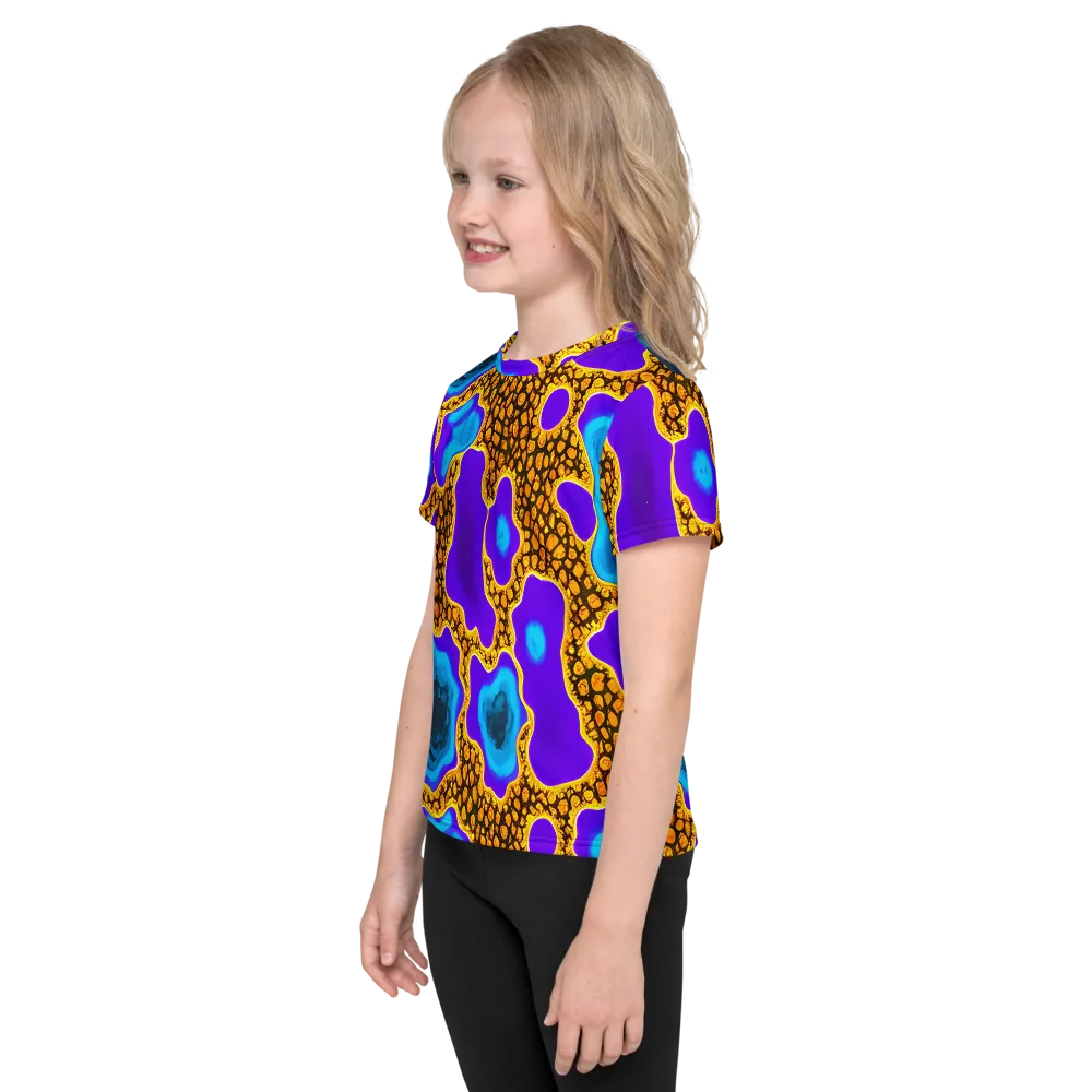 Voltage Vein on Kids Crew Neck T-Shirt — Left