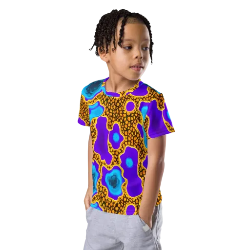 Voltage Vein on a Kids Crew Neck T-Shirt