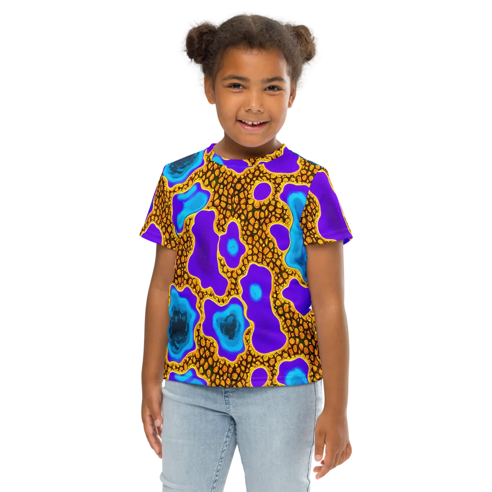 Voltage Vein on Kids Crew Neck T-Shirt — Front