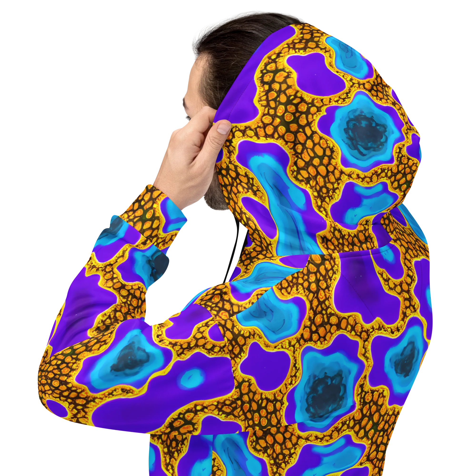 Voltage Vein on Hoodie — Back