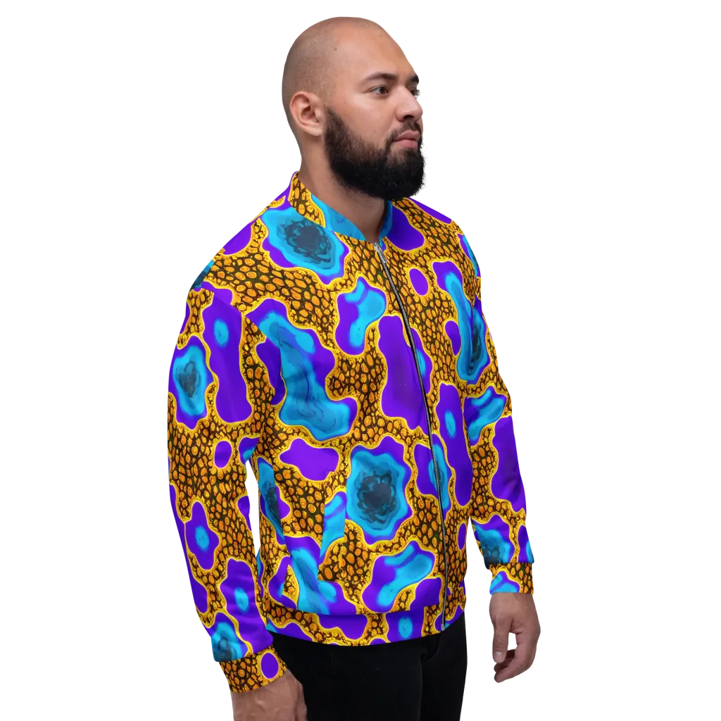 Voltage Vein on Bomber Jacket — Right