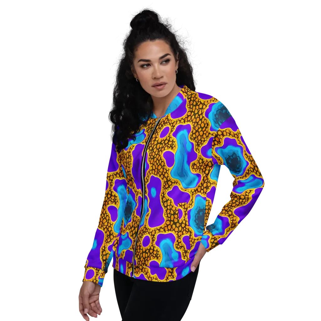Voltage Vein on Bomber Jacket — Left