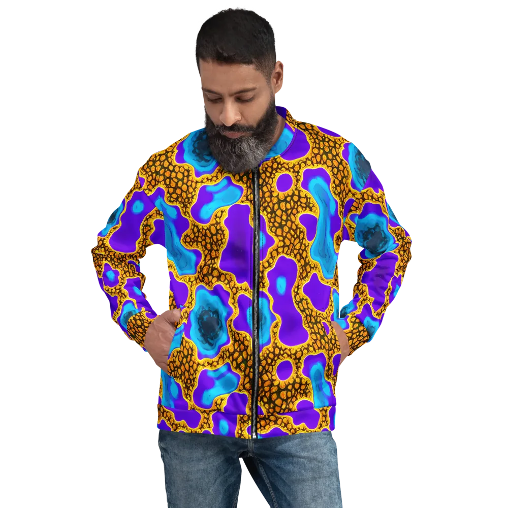 Voltage Vein on Bomber Jacket — Front