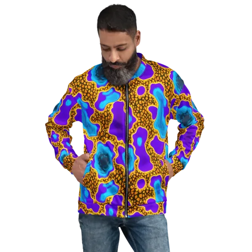 Voltage Vein on a Bomber Jacket