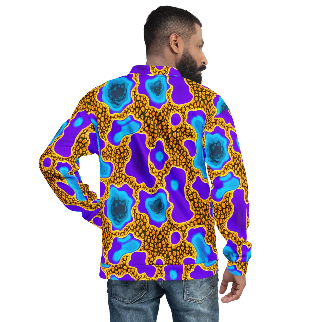 Voltage Vein on Bomber Jacket — Back