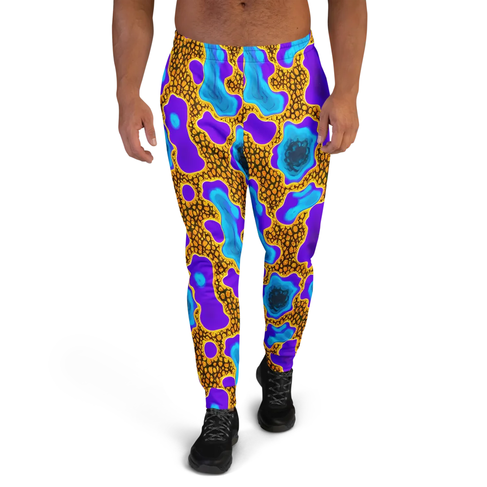 Voltage Vein on Men's Joggers — Front