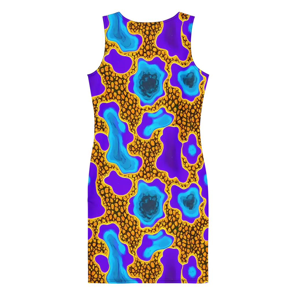 Voltage Vein on Bodycon Dress — Back