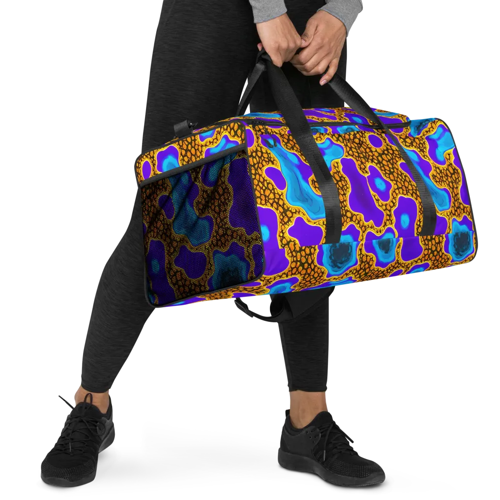 Voltage Vein on Duffle Bag — Right Front