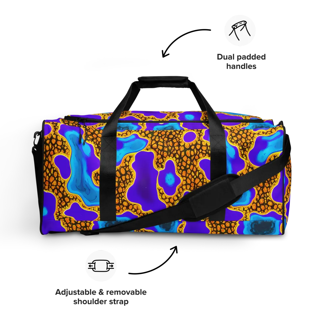 Voltage Vein on Duffle Bag — Front