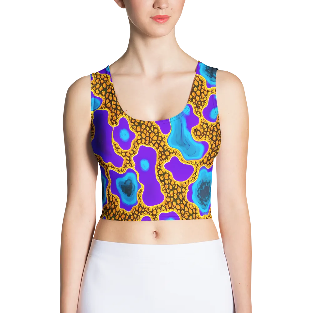 Voltage Vein on Crop Top — Front