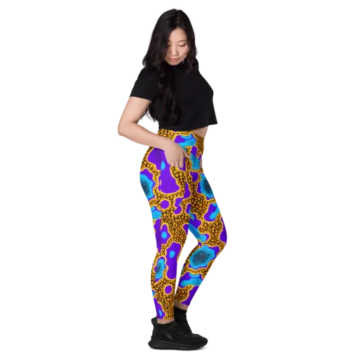 Voltage Vein on a Leggings with Pockets