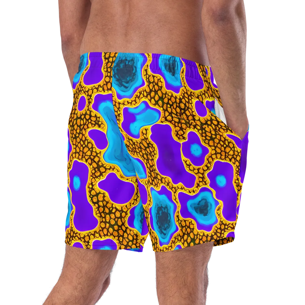 Voltage Vein on Swim Trunks — Right Back