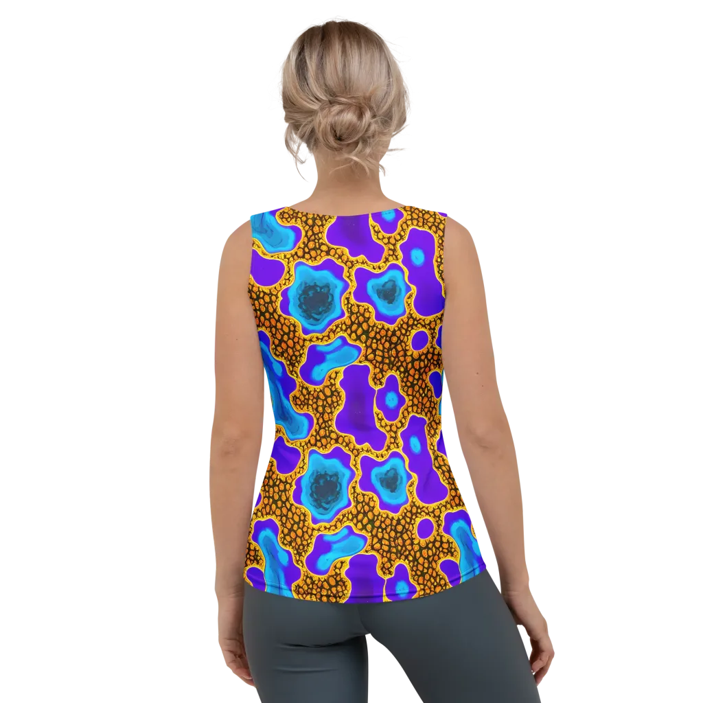 Voltage Vein on Women's Tank Top — Back