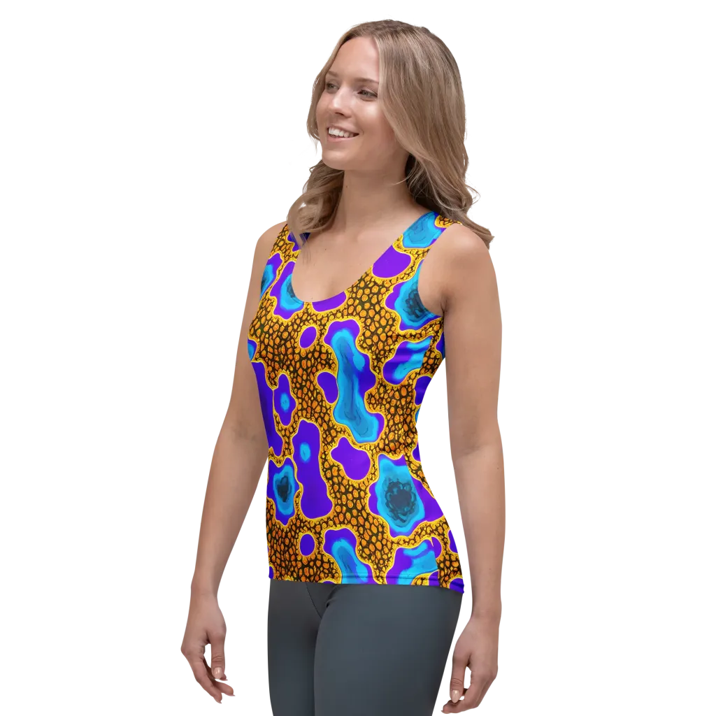 Voltage Vein on Women's Tank Top — Left Front