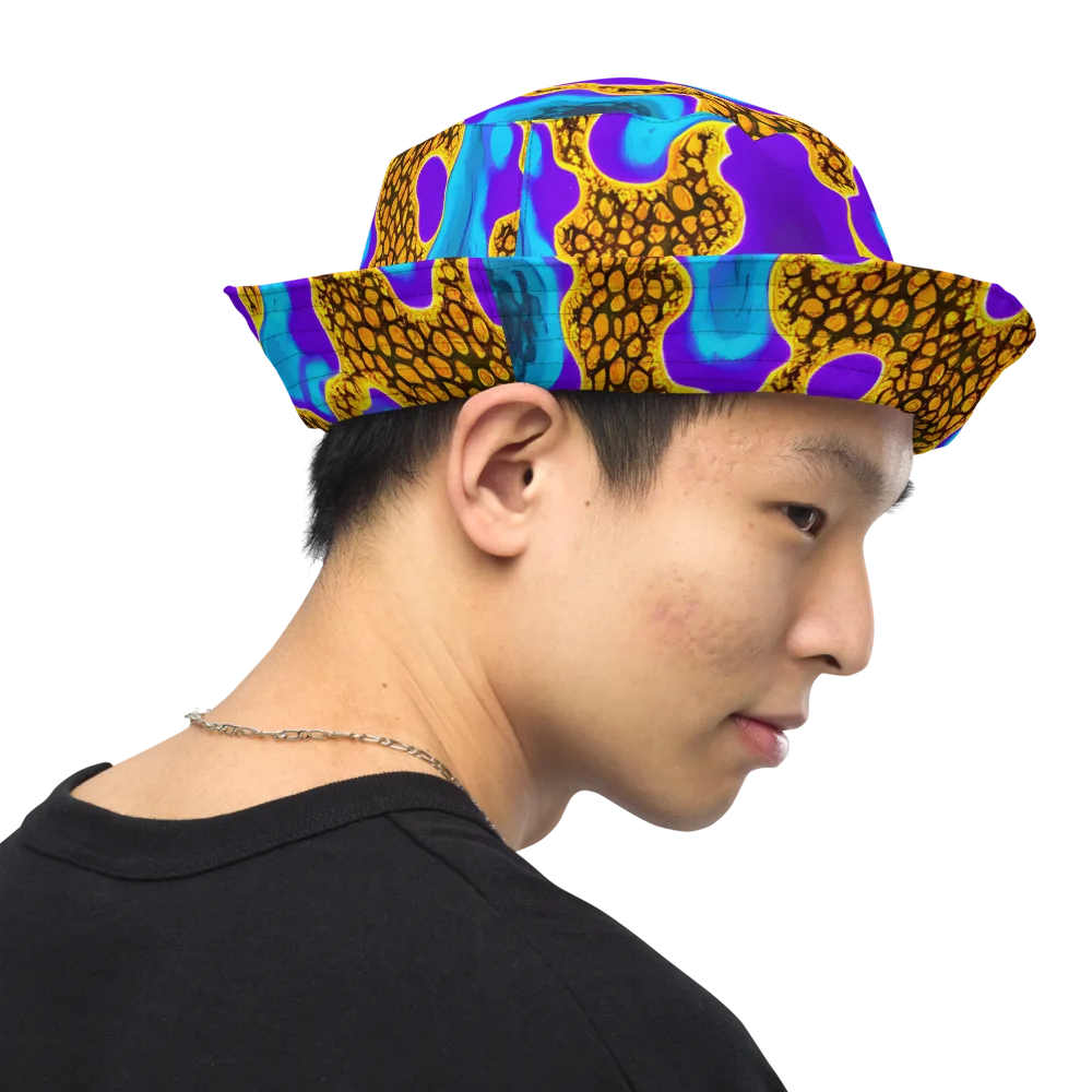 Voltage Vein on Reversible Bucket Hat — Right Outside