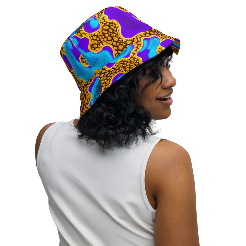 Voltage Vein on Reversible Bucket Hat — Right Outside