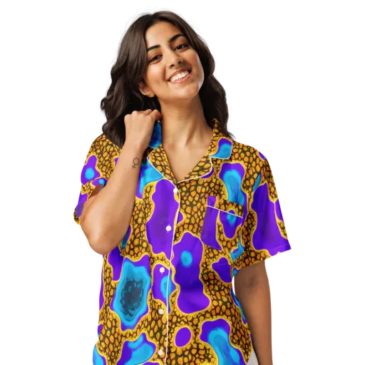 Voltage Vein on a Women's Short Sleeve Pajama Top