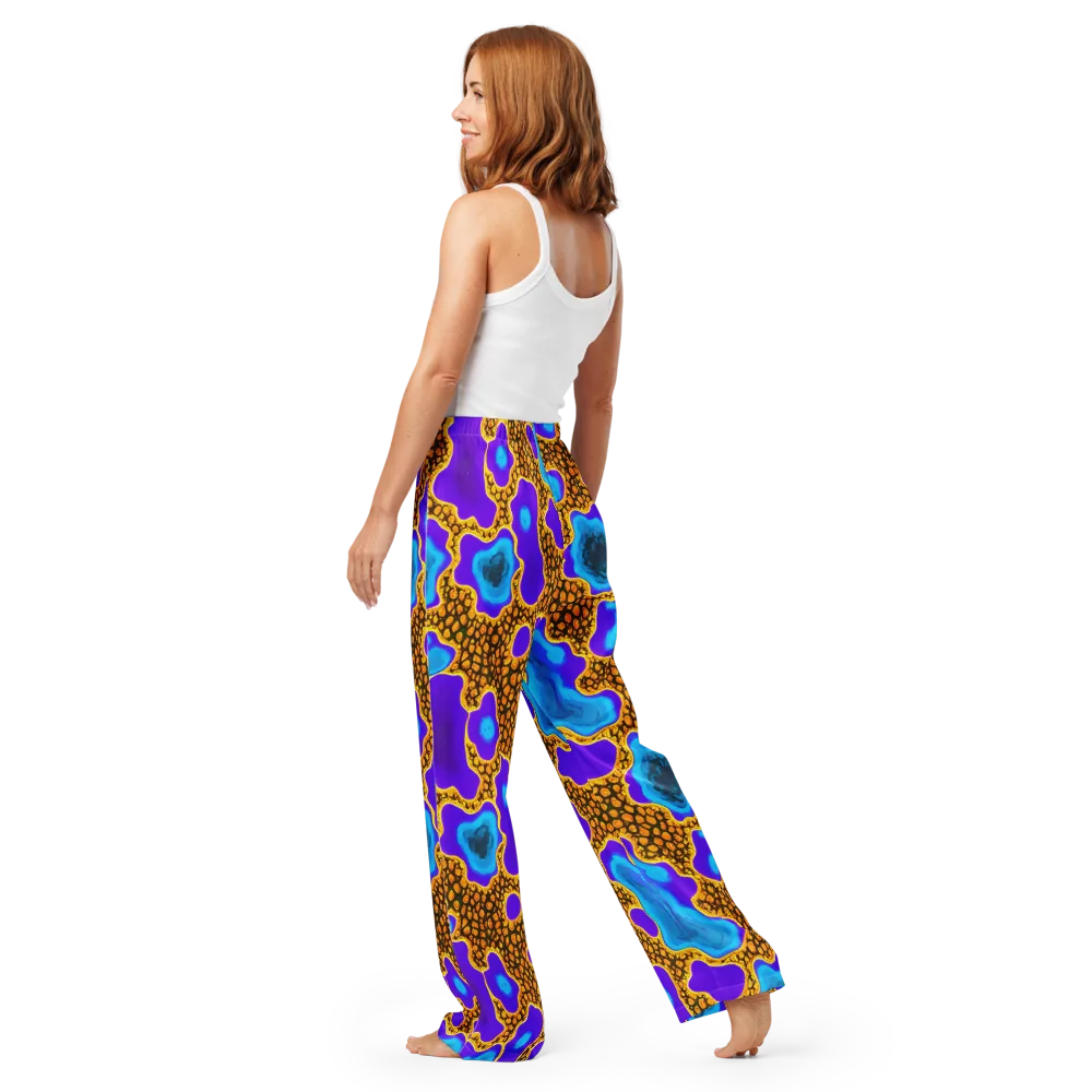 Voltage Vein on Women's Pajama Pants — Back