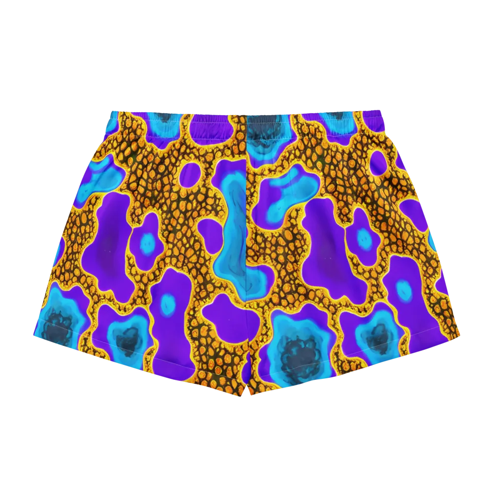 Voltage Vein on Women's Pajama Shorts — Back