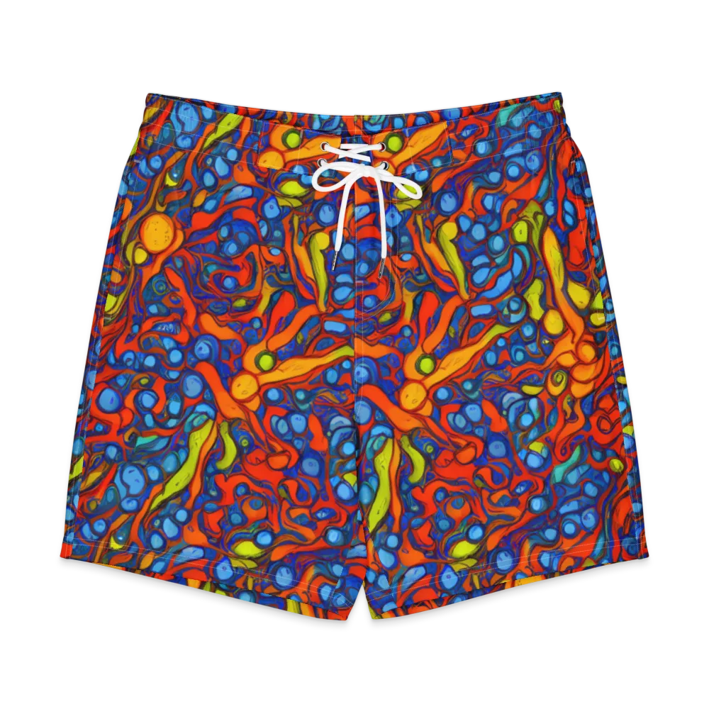 Lava Electric on Men's Board Shorts — Front