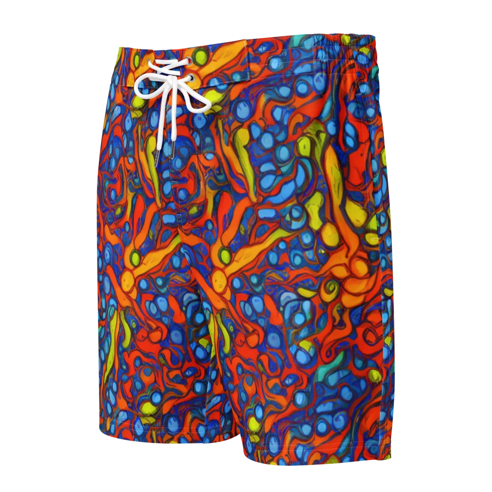 Lava Electric on Men's Board Shorts — Front