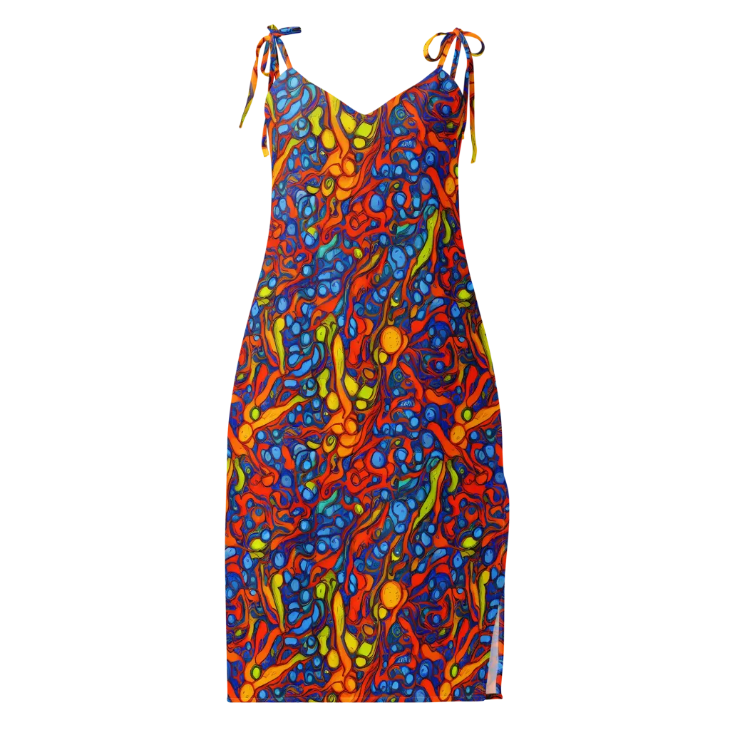 Lava Electric on Slip Dress — Front