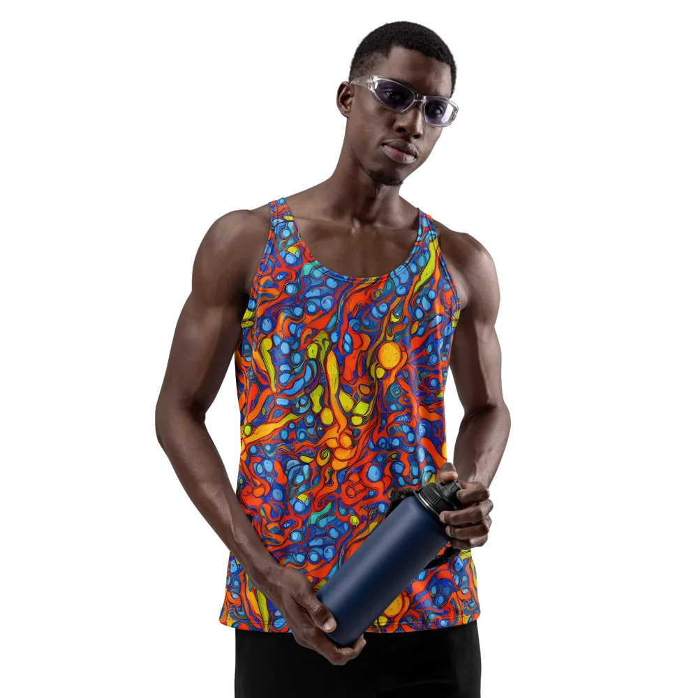 Lava Electric on Men's Tank Top — Front
