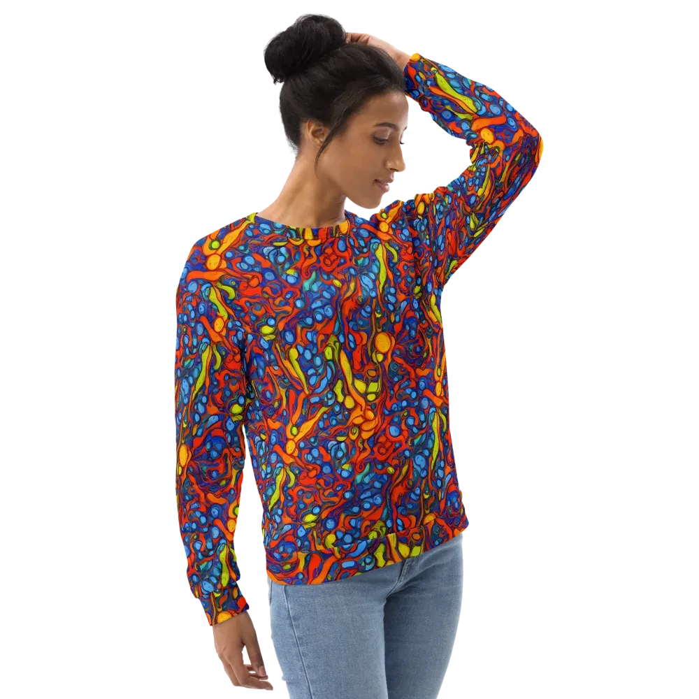 Lava Electric on Sweatshirt — Right Front