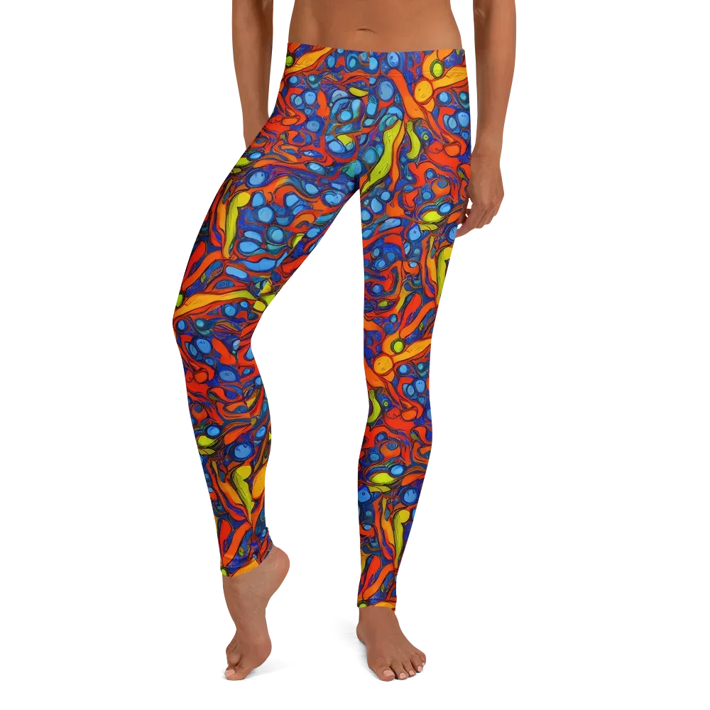 Lava Electric on Leggings — Front