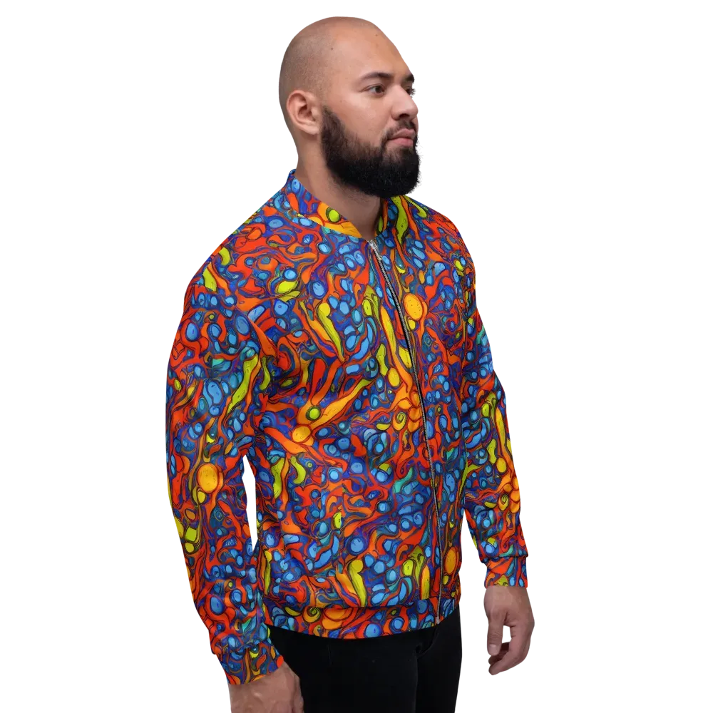 Lava Electric on Bomber Jacket — Right