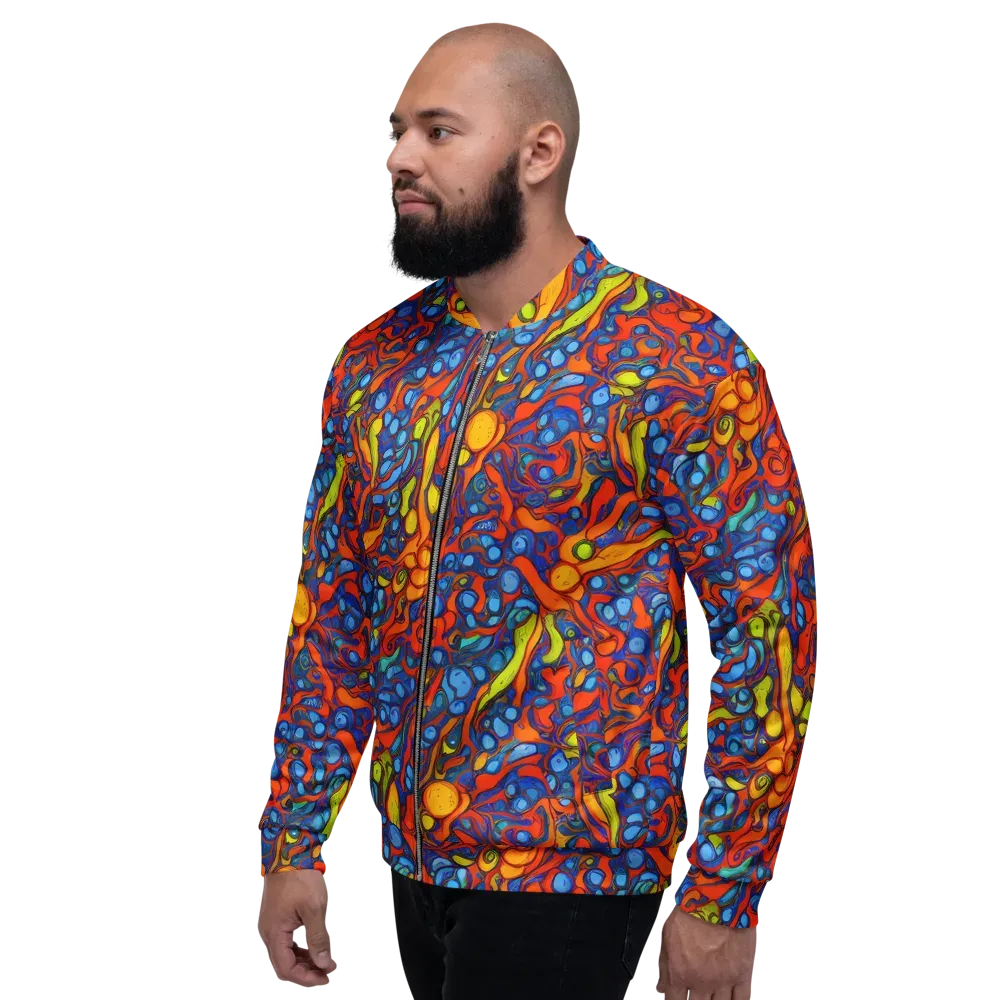Lava Electric on Bomber Jacket — Left