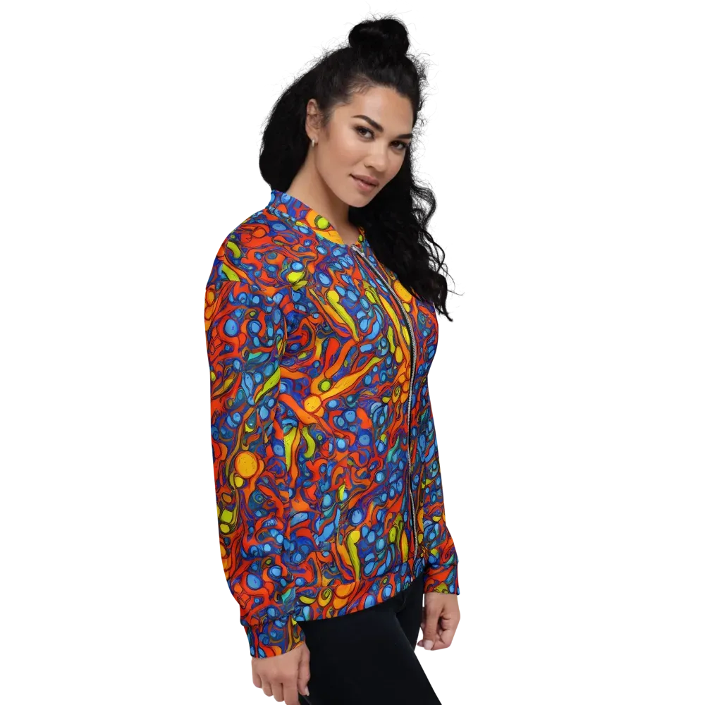 Lava Electric on Bomber Jacket — Right
