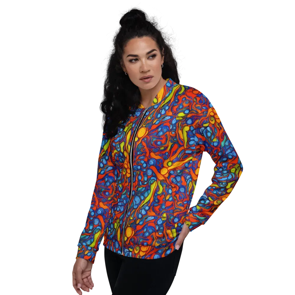 Lava Electric on Bomber Jacket — Left