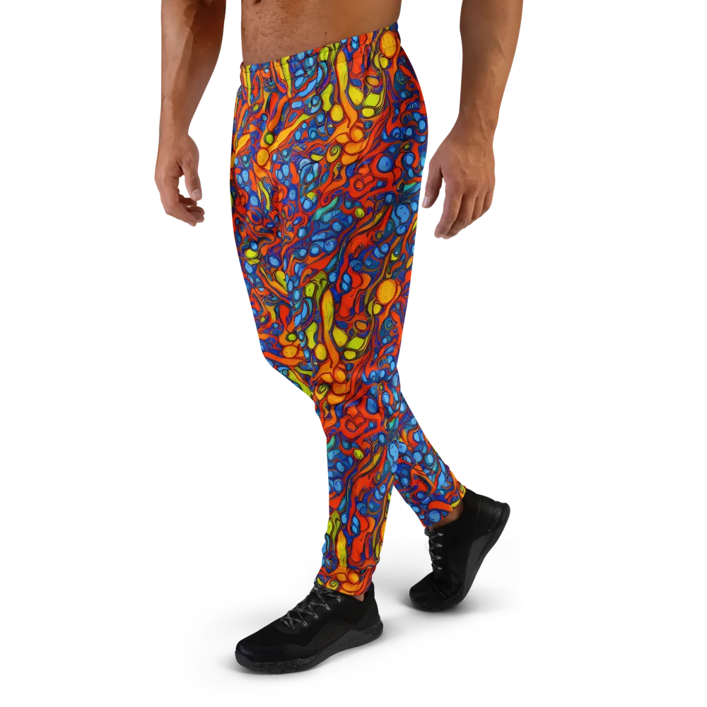 Lava Electric on Men's Joggers — Left