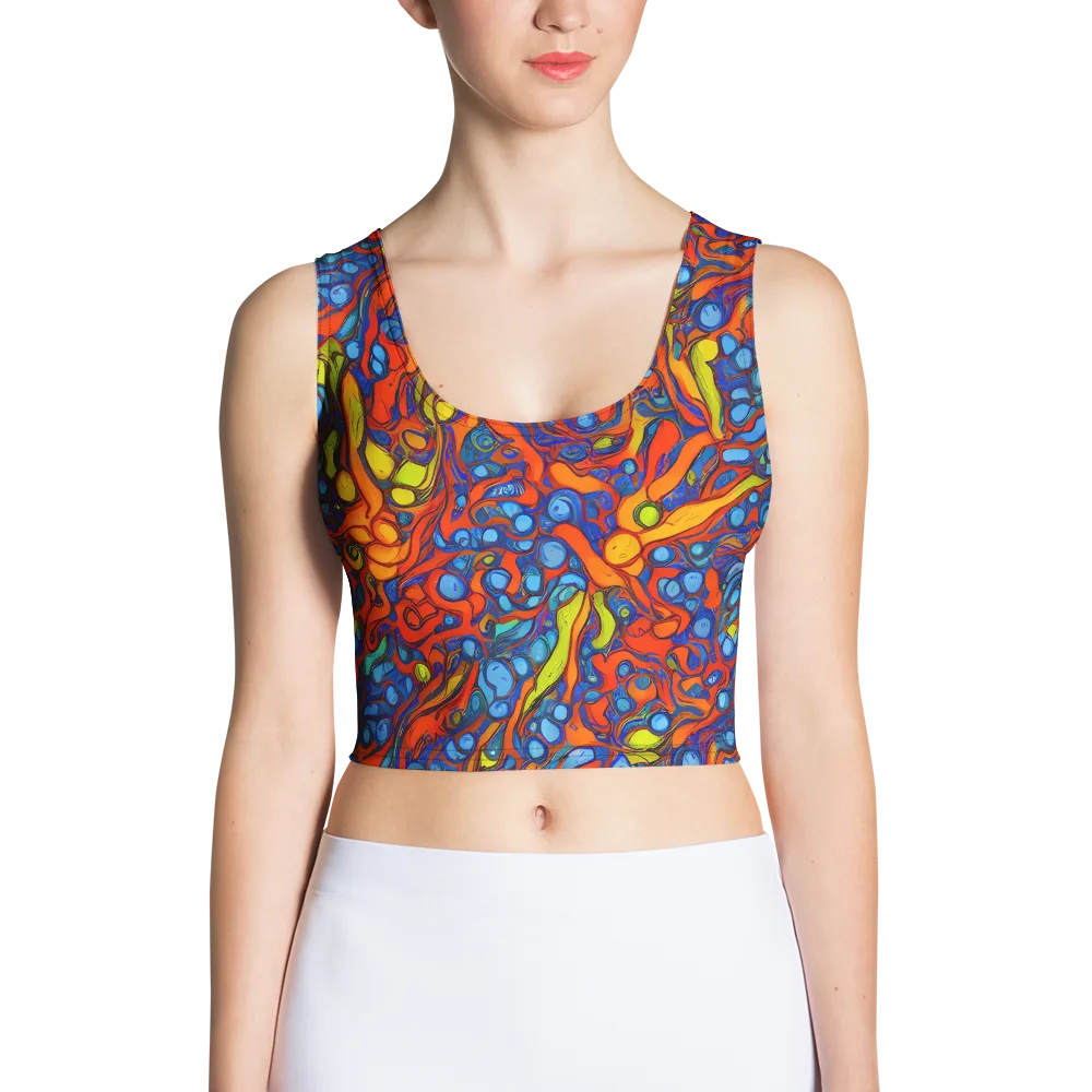 Lava Electric on Crop Top — Front
