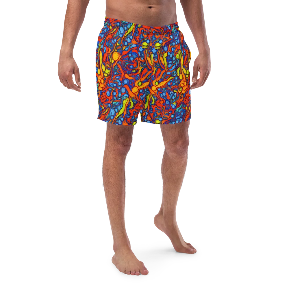 Lava Electric on Swim Trunks — Front