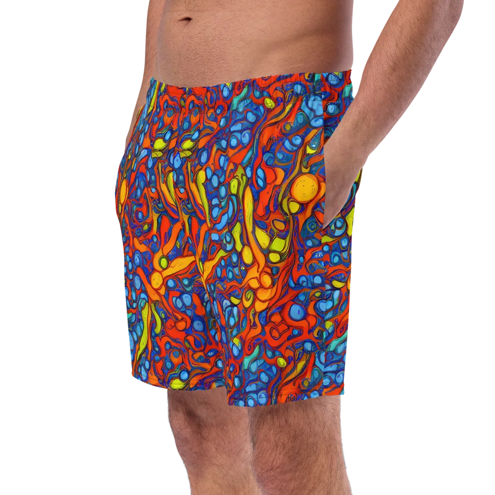 Lava Electric on Swim Trunks — Left Front
