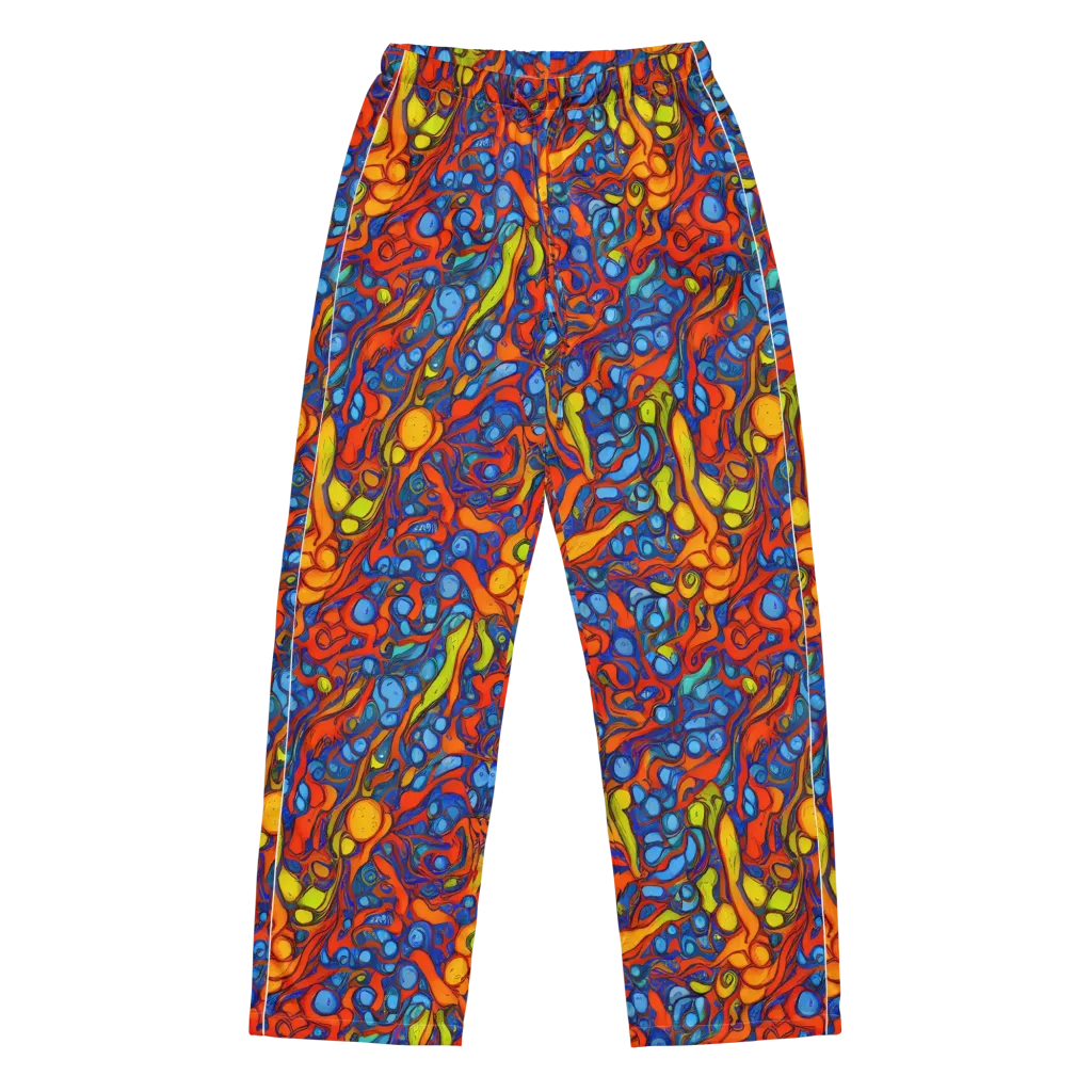 Lava Electric on Women's Pajama Pants — Front