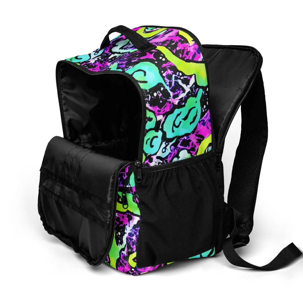 Psychedelic Stampede on Utility Backpack — Product details 2